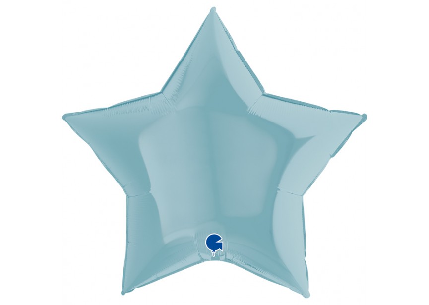 Sempertex-Folie-Betallic-Anagram-Flexmetal-Balloons-Shape-Star-pastel blue