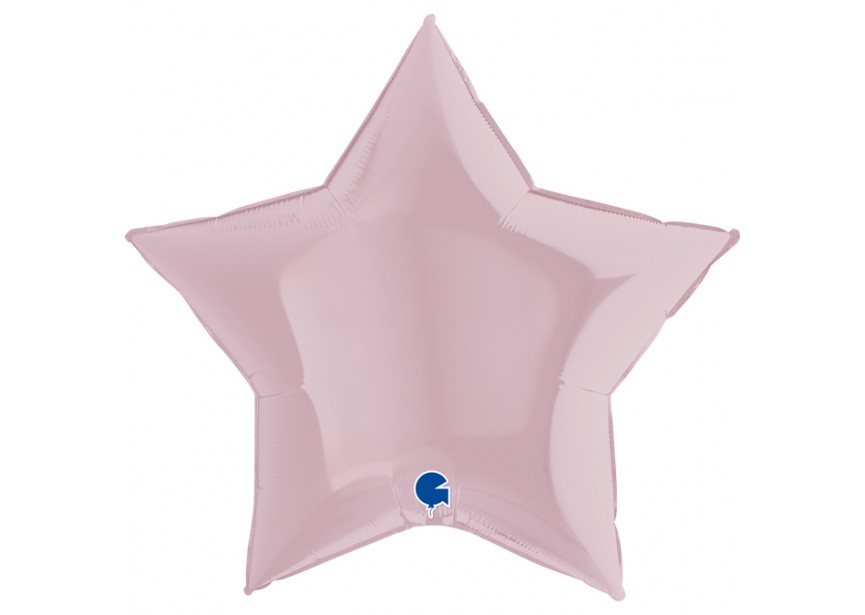 Sempertex-Folie-Betallic-Anagram-Flexmetal-Balloons-Shape-Star-Pastel Pink