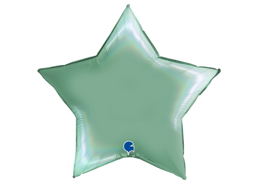 Sempertex-Folie-Betallic-Anagram-Flexmetal-Balloons-Shape- Star-Holographic tiffany