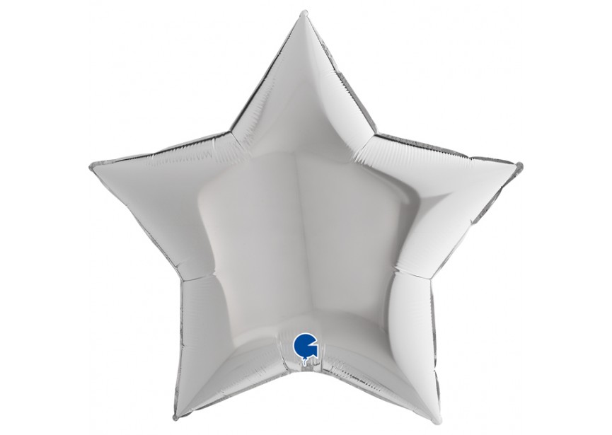 Sempertex-Folie-Betallic-Anagram-Flexmetal-Balloons-Shape-Star-Silver