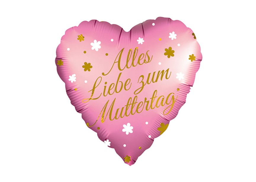 Sempertex-Folie-Betallic-Anagram-Flexmetal-Balloons-Shape-Alles Liebe Zum Muttertag