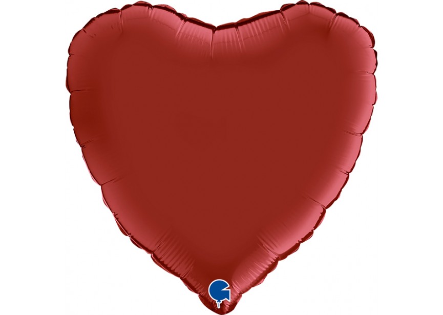 Sempertex-Folie-Betallic-Anagram-Flexmetal-Balloons-Shape-Heart-Rubin-Red