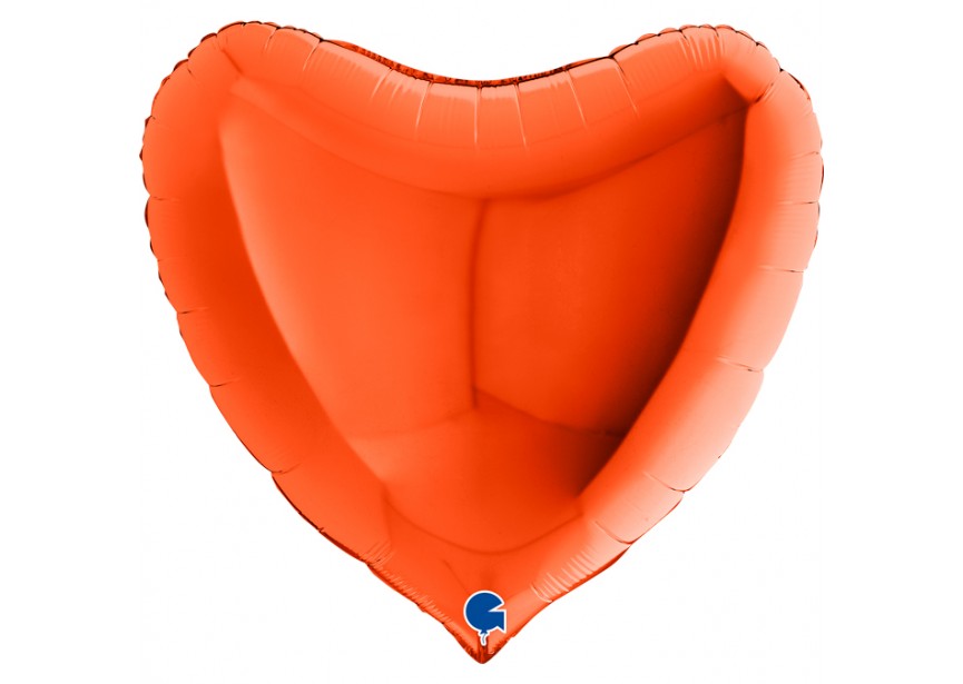 Sempertex-Folie-Betallic-Grabo-Flexmetal-Balloons-Shape-Heart-Orange-36