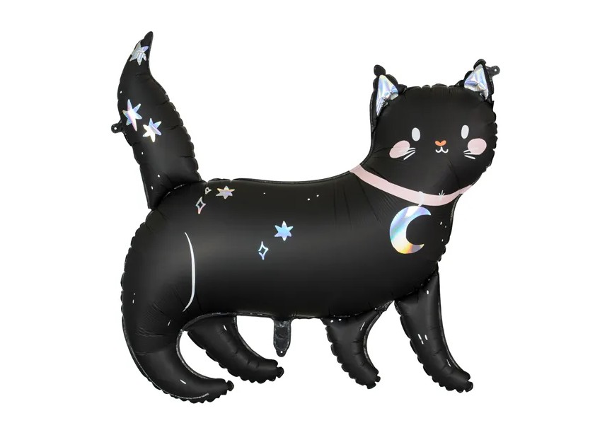 Sempertex-Folie-Betallic-Anagram-Flexmetal-Balloons-Shape-Halloween Cat