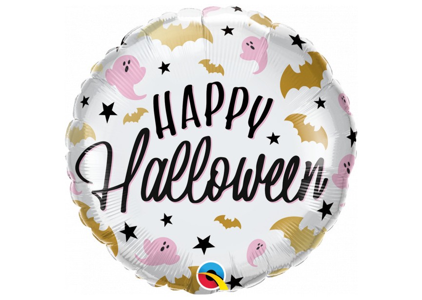 Sempertex-Folie-Betallic-Anagram-Flexmetal-Balloons-Shape-Flexmetal-Shape-Happy Halloween-Glam Bats & Ghosts