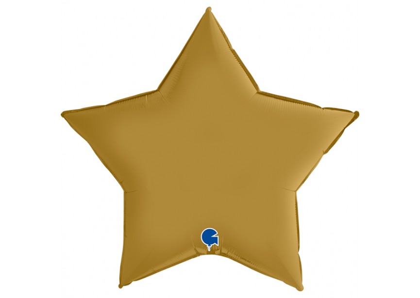 Sempertex-Folie-Betallic-Anagram-Flexmetal-Balloons-Shape-Star-Satin-Gold