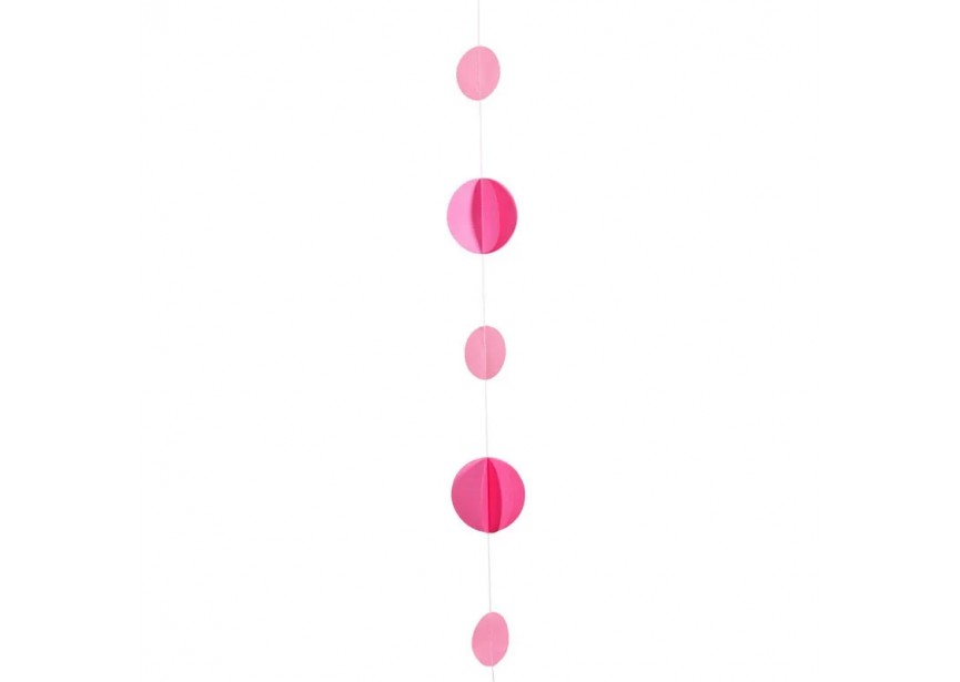 Balloon Tail - Pink Dots