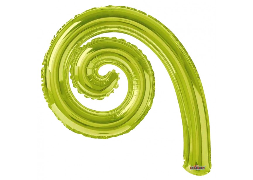 Kurly Spiral Lime Green