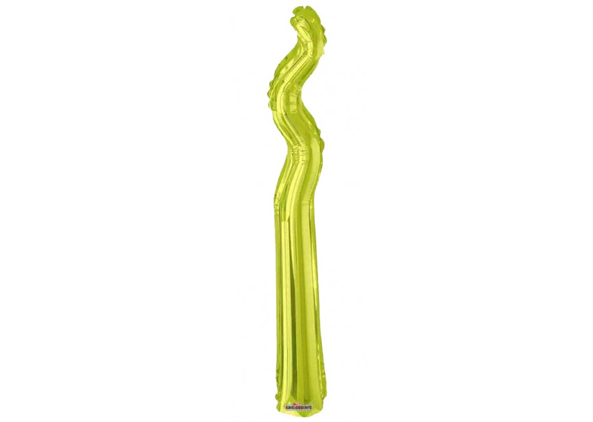 Kurly Zig Zag Lime Green