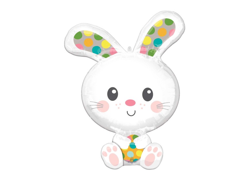 Sempertex-Folie-Betallic-Anagram-Flexmetal-Balloons-Shape-Flexmetal-Shape-Spotted Bunny-29 inch