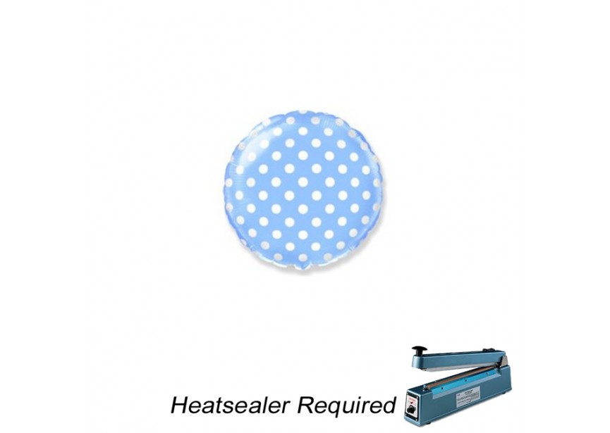 Sempertex-ballonnen-groothandel-ballon-distributeur-qualatex-modelleerballonnen-Airfill- Inflated - Polka Dots- pastel blauw