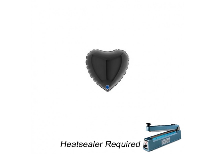 Sempertex-Folie-Betallic-Anagram-Flexmetal-Balloons-Shape-Heart-Black-44