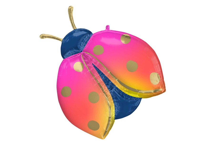 Sempertex-Folie-Betallic-Anagram-Flexmetal-Balloons-Shape-Colorful Ladybug