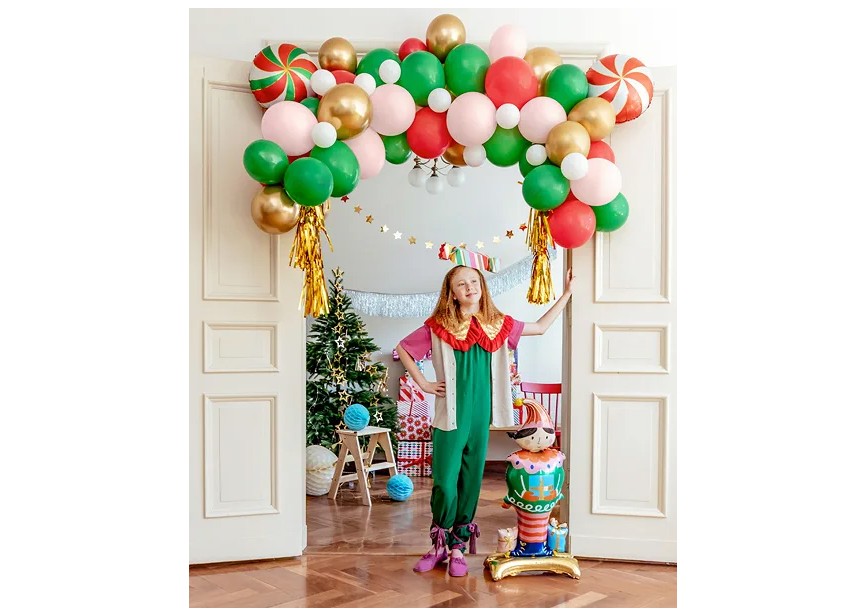 Sempertex-Folie-Betallic-Anagram-Flexmetal-Balloons-Shape-Flexmetal-Shape-Airloonz-Christmas Elf 1