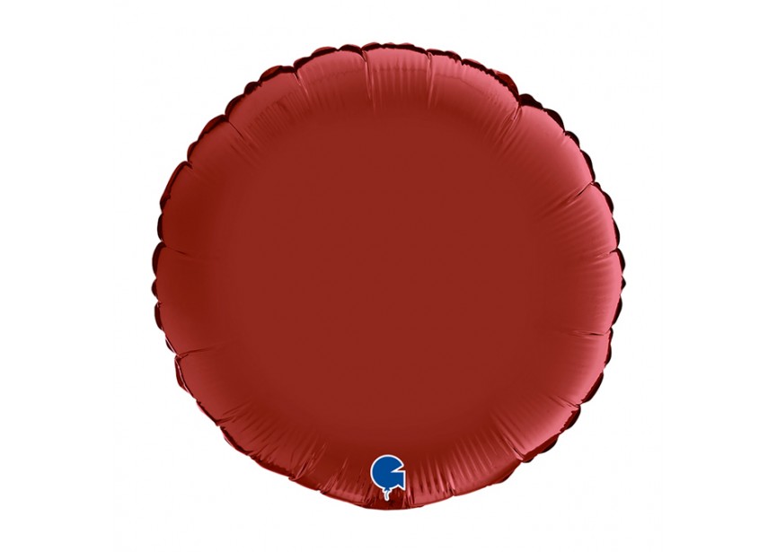 Sempertex-Folie-Betallic-Anagram-Flexmetal-Balloons-Shape-Round-Satin Rubin Red 18