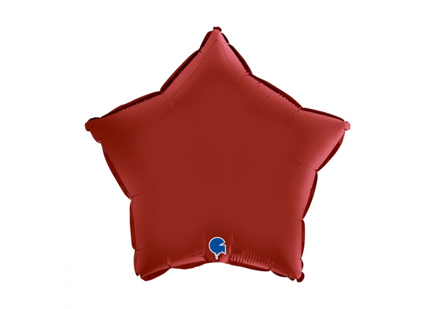 Sempertex-Folie-Betallic-Anagram-Flexmetal-Balloons-Shape-Star-Satin Rubin Red 18