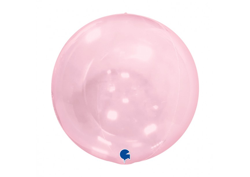 Sempertex-Folie-Betallic-Anagram-Flexmetal-Balloons-Shape-3D-Jungle Print-Transparent Pink-Globe-15