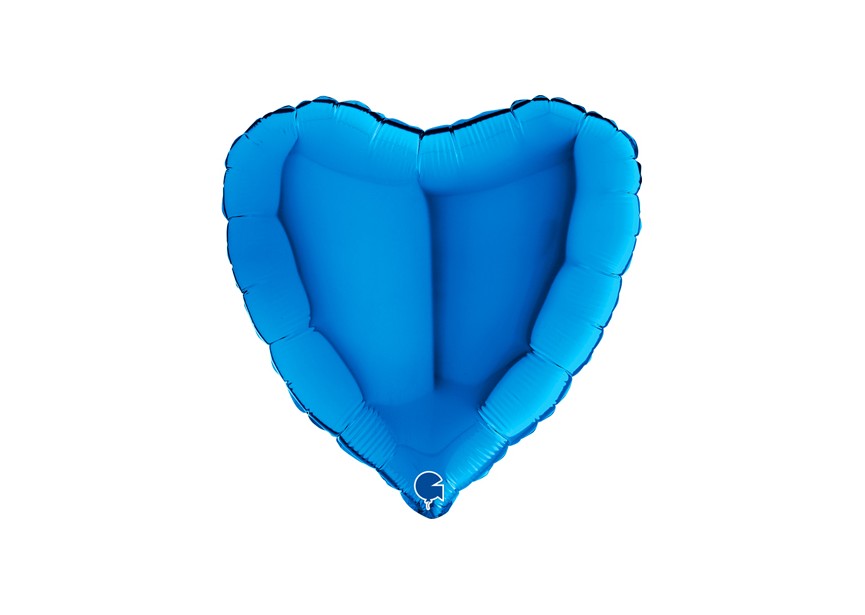 Sempertex-Folie-Betallic-Anagram-Flexmetal-Balloons-Shape-Heart-Blue-18inch