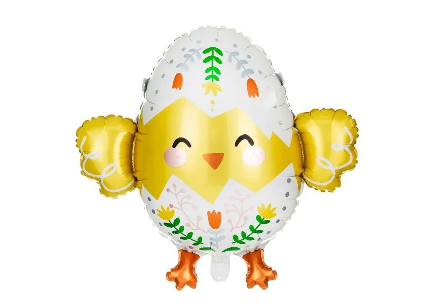 Sempertex-Folie-Betallic-Anagram-Flexmetal-Balloons-Shape-Chick in egg