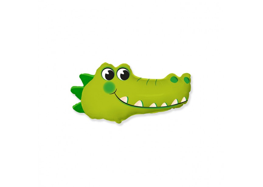 Sempertex-Folie-Betallic-Anagram-Flexmetal-Balloons-Shape-Crocodile 12 inch