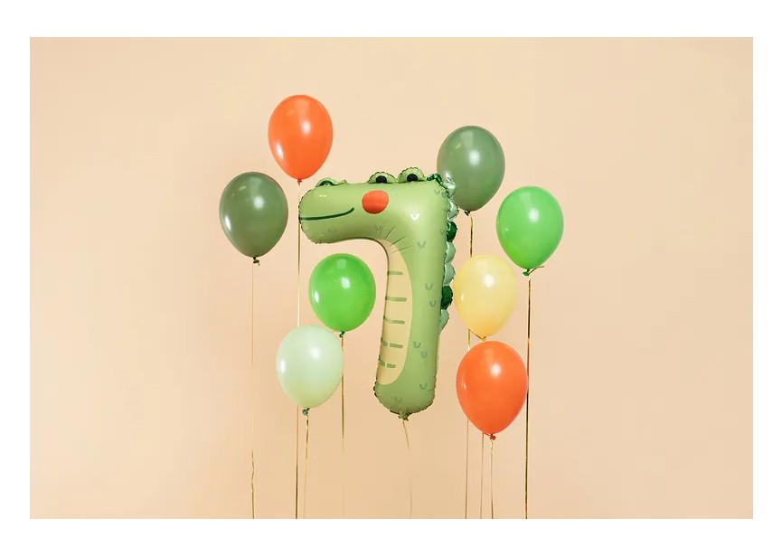 Sempertex-Folie-Betallic-Anagram-Flexmetal-Balloons-Shape-Number 7-Crocodile 1