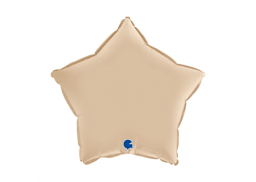 Sempertex-Folie-Betallic-Anagram-Flexmetal-Balloons-Shape-Star-Satin Cream-18 inch