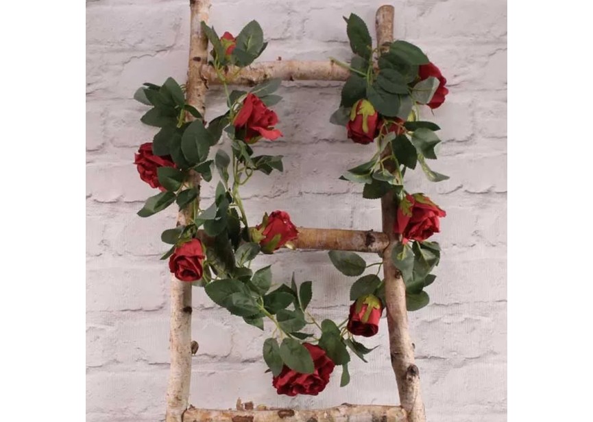 SF0918R - Rose Garland - Red 1