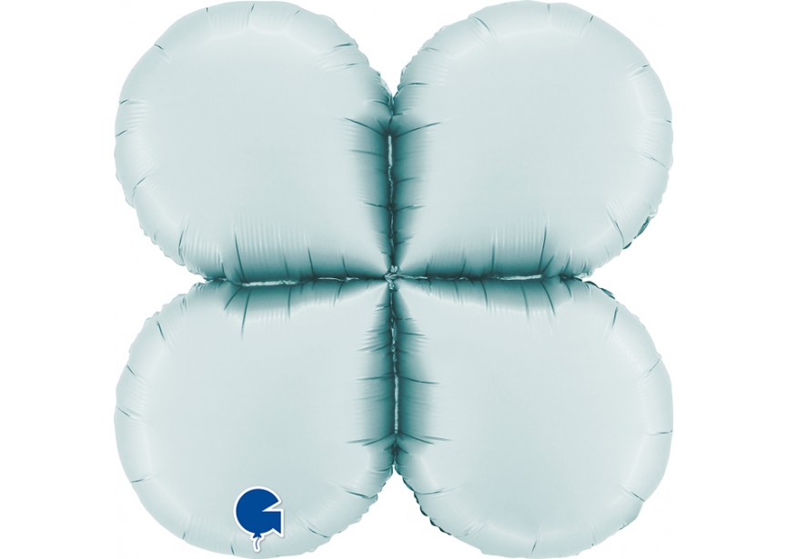 Sempertex-Folie-Betallic-Grabo-Flexmetal-Balloons-Shape-Deco-Base Round-Satin Blue-26inch