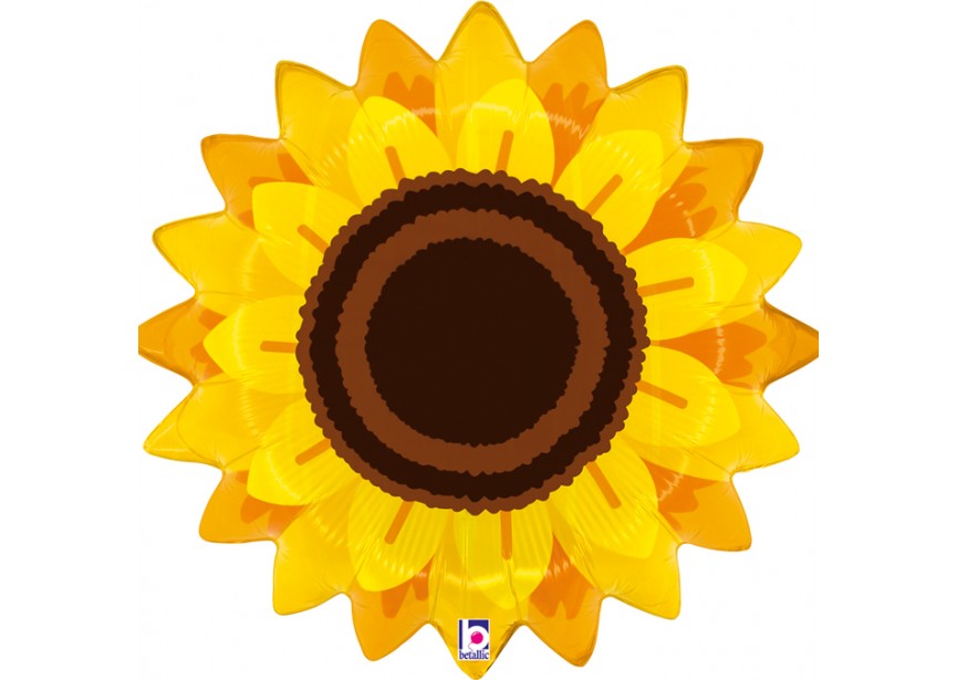 Sempertex-Folie-Betallic-Anagram-Flexmetal-Balloons-Shape-Sunflower-22inch