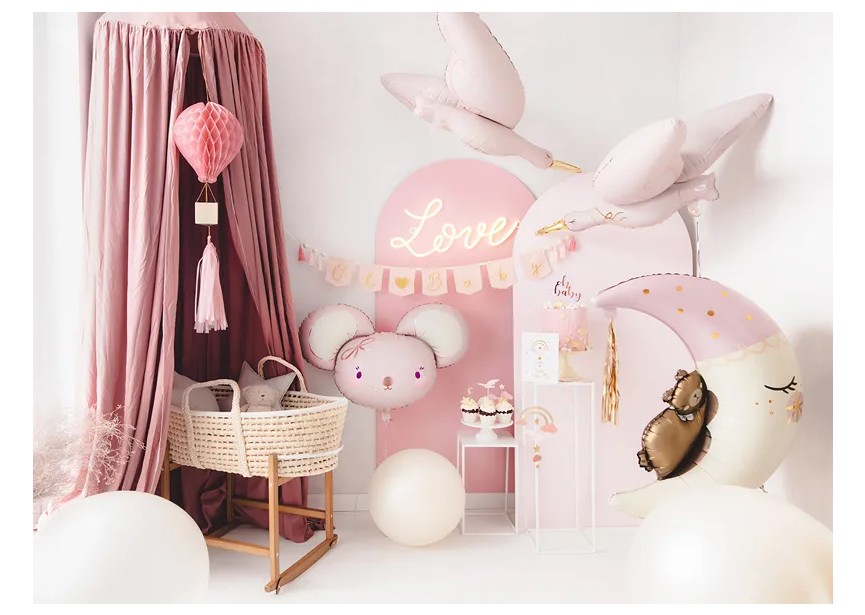 Sempertex-Folie-Betallic-Anagram-Flexmetal-Balloons-Shape-Pink Mouse 2