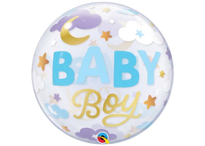 Sempertex-Folie-Betallic-Anagram-Flexmetal-Balloons-Shape-Bubbles-BabyBoy-SweetDreams