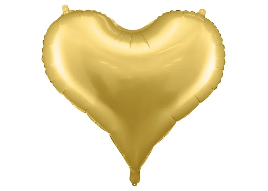 Sempertex-Folie-Betallic-Anagram-Flexmetal-Balloons-Shape-Elegant Heart-Gold