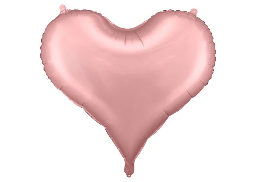 Sempertex-Folie-Betallic-Anagram-Flexmetal-Balloons-Shape-Elegant Heart-Light Pink