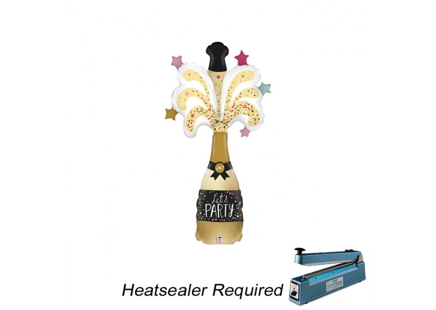 Sempertex-Folie-Betallic-Anagram-Flexmetal-Balloons-Shape-Flexmetal-Shape-Lets Party-Champagne_Heatsealer