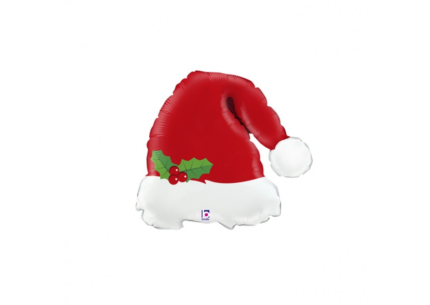 Sempertex-Folie-Betallic-Anagram-Flexmetal-Balloons-Shape-Flexmetal-Shape-Christmas Santa Hat-mini