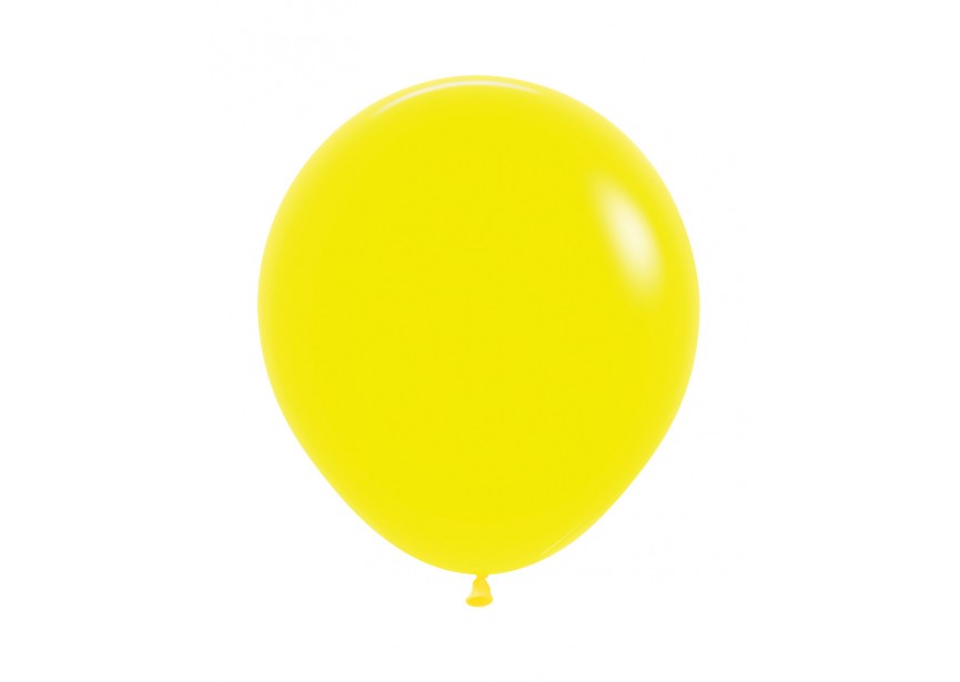 SempertexEurope-020-FashionSolid-Yellow-18inch-R18020-LatexBalloon