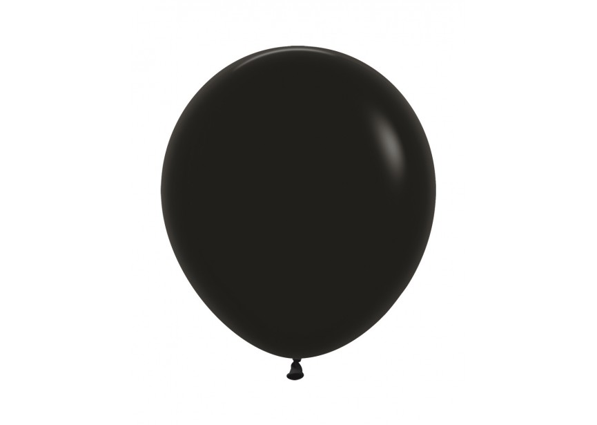 SempertexEurope-080-FashionSolid-Black-18inch-R18080-LatexBalloon