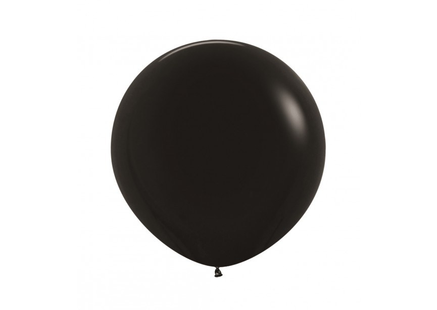 SempertexEurope-080-FashionSolid-Black-24inch-R24080-LatexBalloon