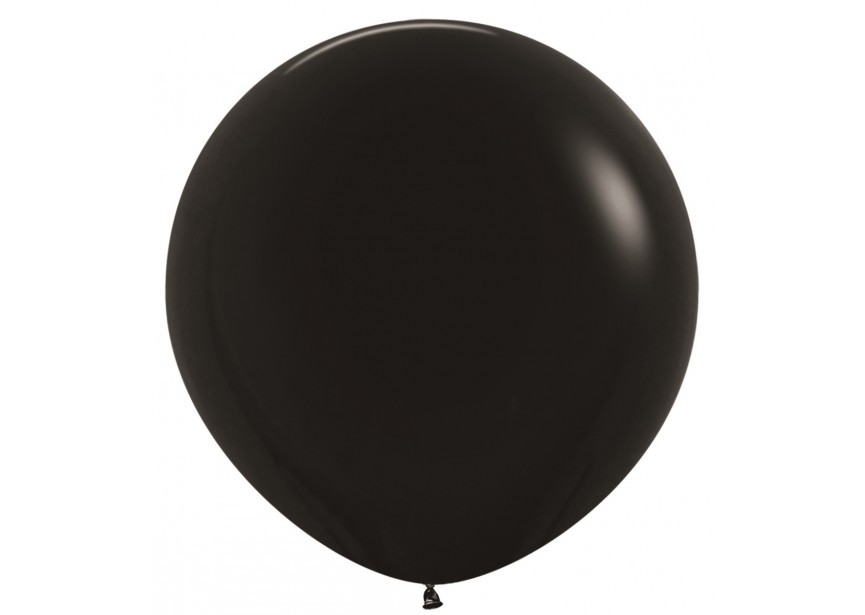 SempertexEurope-080-FashionSolid-Black-36inch-R36080-LatexBalloon