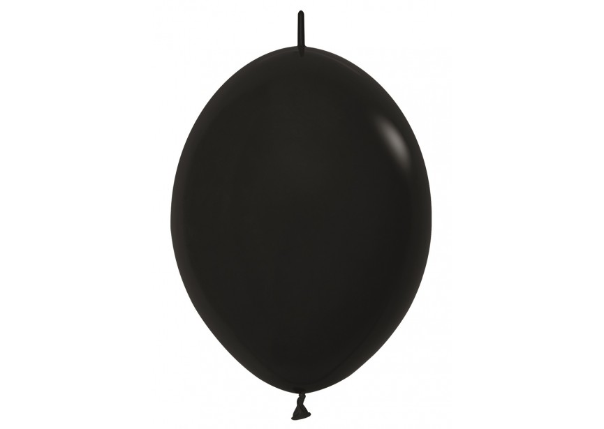 SempertexEurope-080-FashionSolid-Black-Linkoloon12inch-LOL12080-LatexBalloon