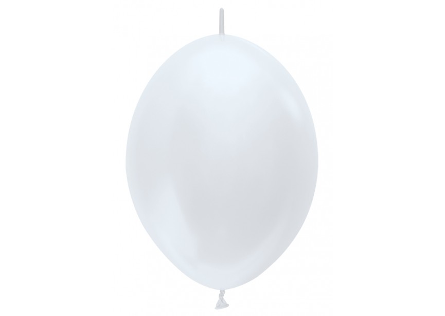 SempertexEurope-405-Pearl-White-Linkoloon12inch-LOL12405-LatexBalloon