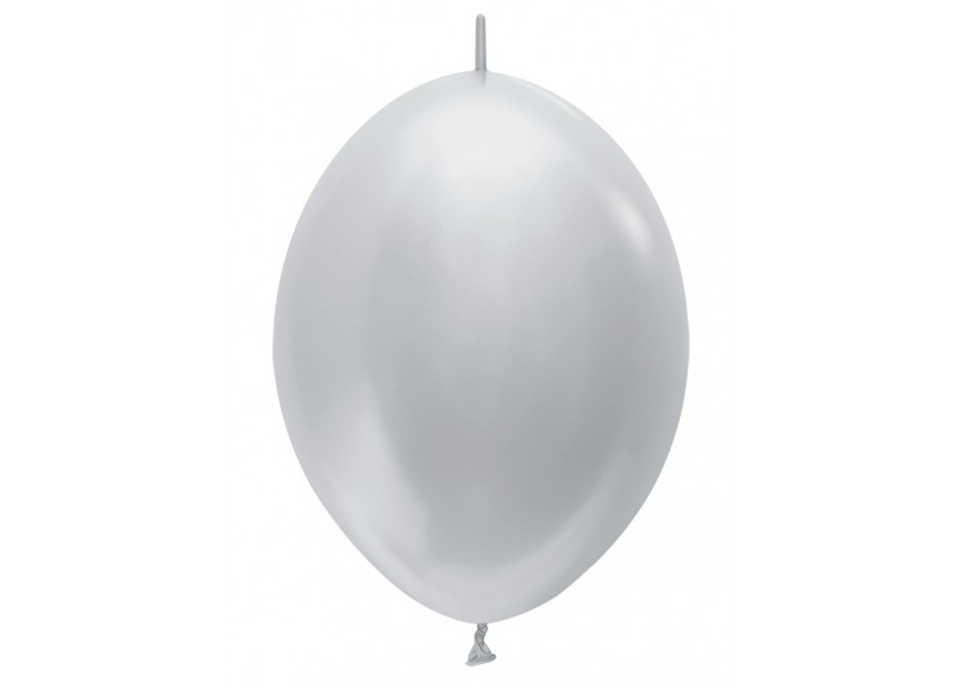 SempertexEurope-481-Pearl-Silver-Linkoloon12inch-LOL12481-LatexBalloon