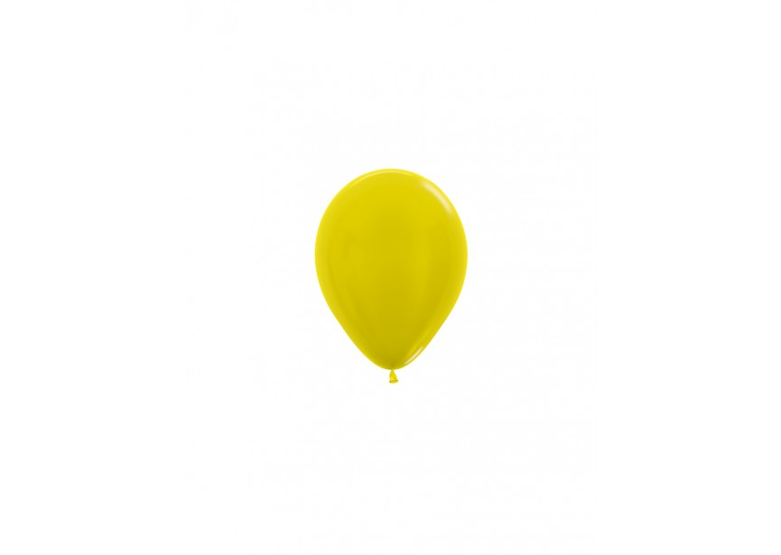 SempertexEurope-520-Metallic-Yellow-5inch-R5520-LatexBalloon