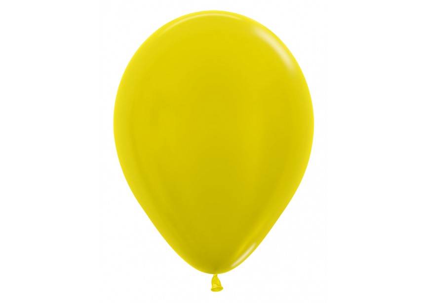 SempertexEurope-520-Metallic-Yellow-12inch-R12520-LatexBalloon