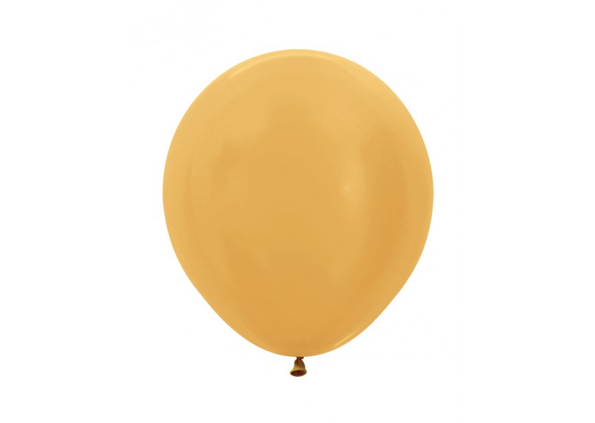 SempertexEurope-570-Metallic-Gold-18inch-R18570-LatexBalloon