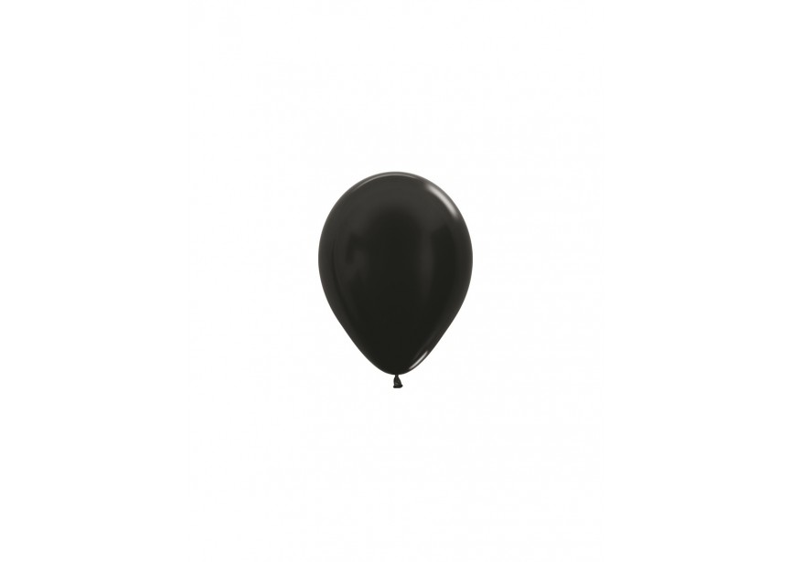 SempertexEurope-580-Metallic-Black-5inch-R5580-LatexBalloon