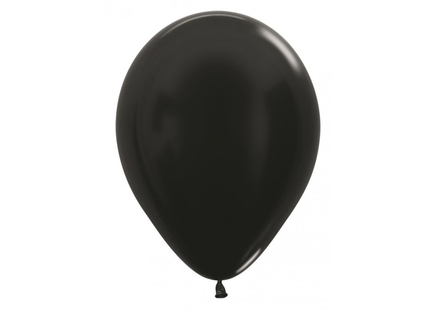 SempertexEurope-580-Metallic-Black-12inch-R12580-LatexBalloon