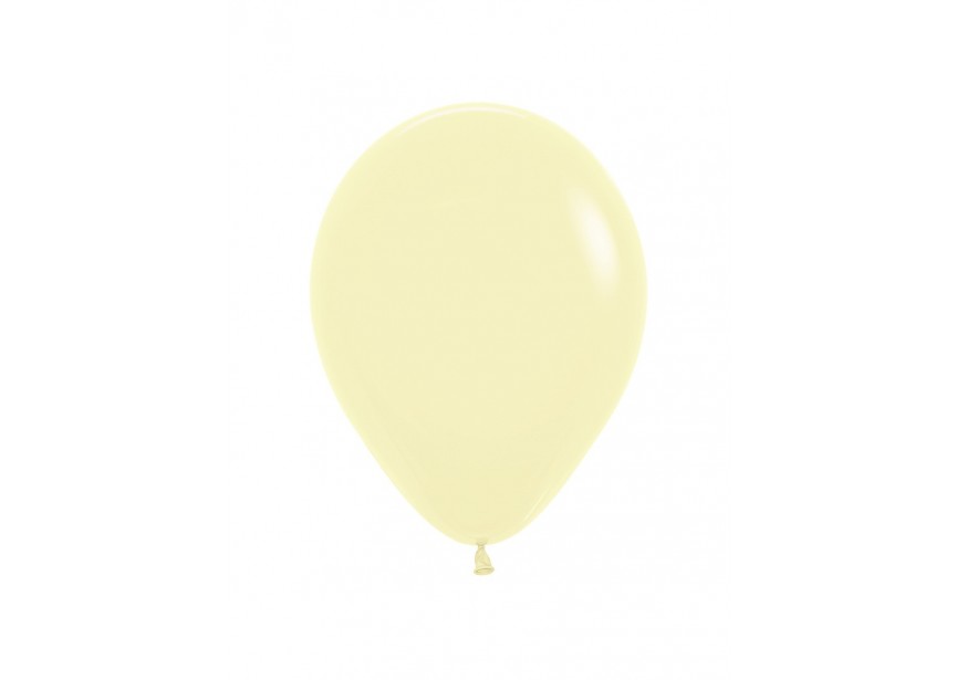 SempertexEurope-620-PastelMatte-Yellow-9inch-R9620-LatexBalloon