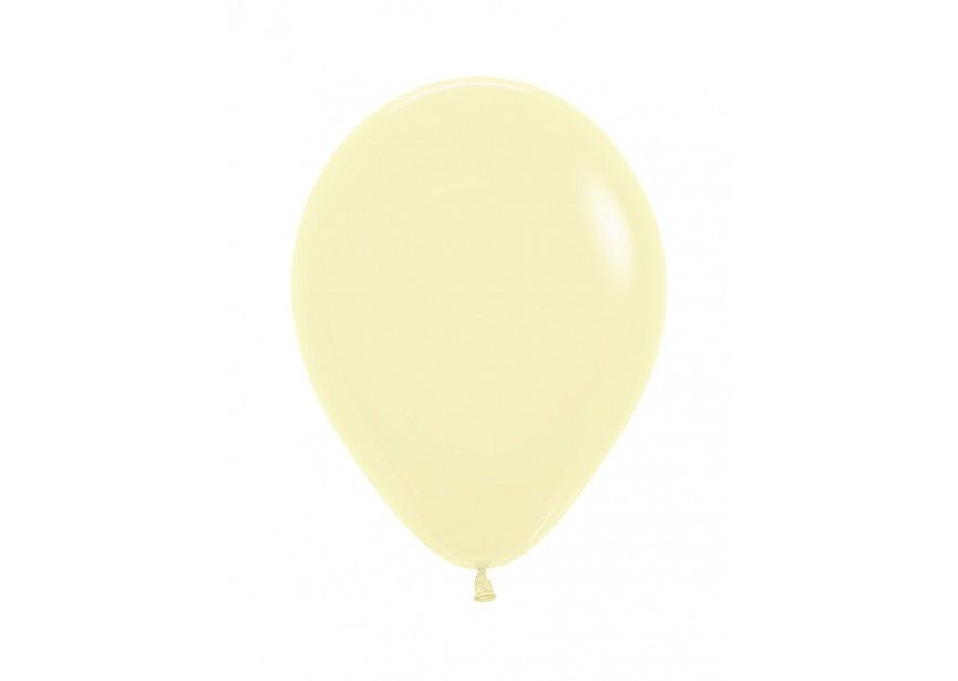 SempertexEurope-620-PastelMatte-Yellow-10inch-R10620-LatexBalloon