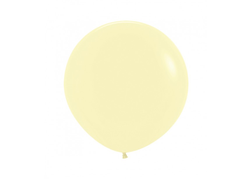 SempertexEurope-620-PastelMatte-Yellow-24inch-R24620-LatexBalloon